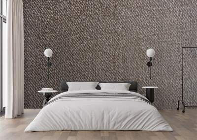 Background from gray textured fabric Wall mural