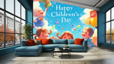 happy children's day Wall mural