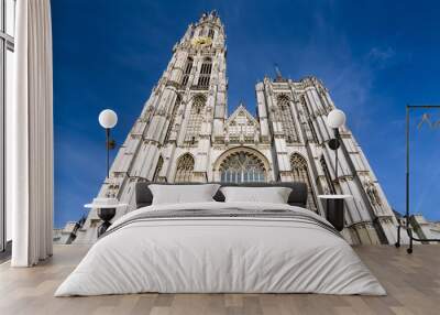 Cathedral of Our Lady in Antwerp, Belgium Wall mural