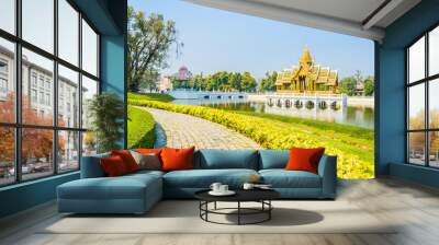 architecture bang pa in palace thailand Wall mural