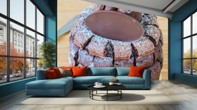 Chocolate cake Wall mural