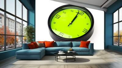 Isolated clock Wall mural