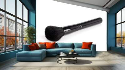 Makeup brush isolated white background Wall mural