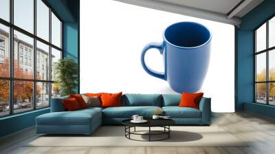 Mug isolated on white Wall mural