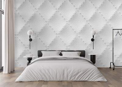 White leather Wall mural