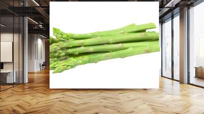 Asparagus isolated on transparent png Wall mural