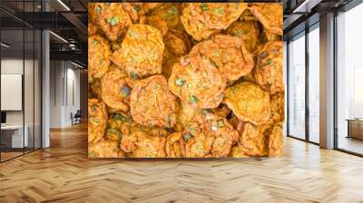 Fried fish fritter Wall mural