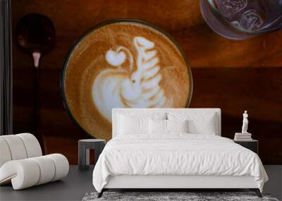 cup of cappuccino Wall mural