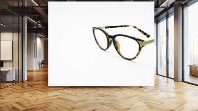 Glasses isolated on a white background. Wall mural