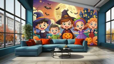 Halloween cartoon classics Wall mural