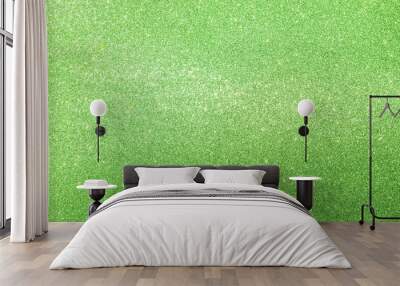 Abstract shiny green glitter texture background, shiny green glitter background Wall mural