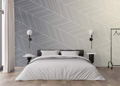 grey minimal line arrow pattern graphic background Wall mural