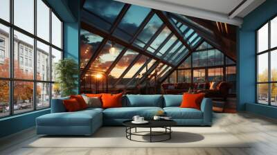 A Skylight and New Roof Wall mural