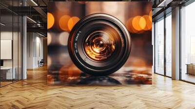 camera lens Wall mural