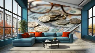 Taxes where diligent financial planning and regulatory compliance result in returns that can be reinvested or saved for future use. Helps increase financial stability Wall mural