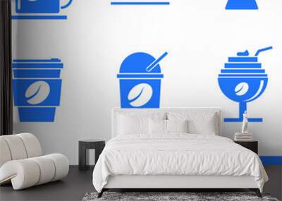 icons set Wall mural