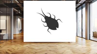 Bug icon logo template Wall mural