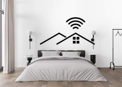 wireless Logo Templat Wall mural