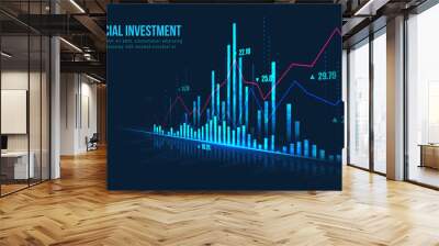 financial163 Wall mural