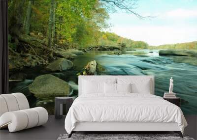 Many wonderful images of the james river richmond, Virginia Wall mural