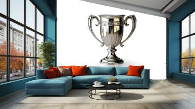 transparent png background cutouts of cup trophies and award collection Set in different styles and colors for sport winning achievements and leadership success concepts Wall mural