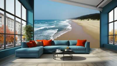 beach and sea Wall mural