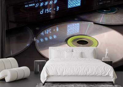 cd player with open tray Wall mural