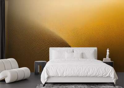 Modern, abstract, flowing golden texture like the veins of a shining leaf. Design Elements. Golden gradient. Wall mural