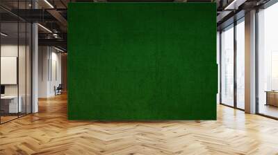 top green abstract background. green fabric texture background Wall mural