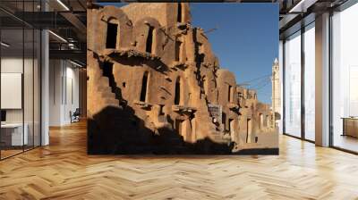 Ksar Ouled Soltane - fortified granary - Tataouine  - Southern Tunisia Wall mural