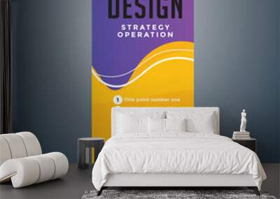 corporate business roll up banner standee pull up banner x banner template Wall mural