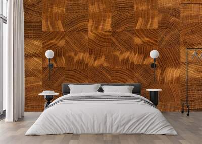 Closeup dark wood texture Wall mural