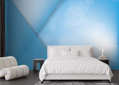 Abstract molecules medical background. Wall mural