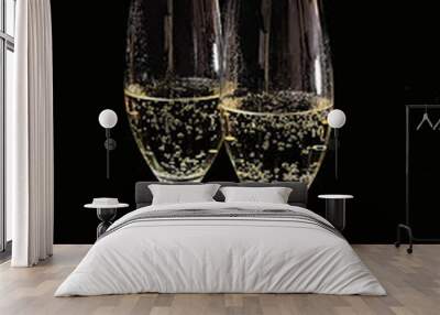 champagne glas Sekt romantik liebe Wall mural