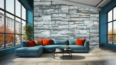 Old natural stone wall Wall mural