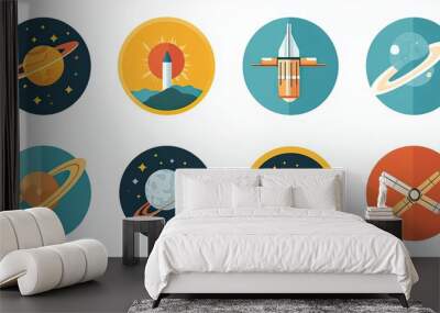 graphic resource for  astronomy Wall mural