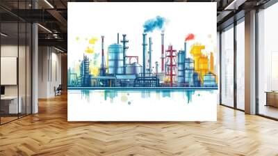 graphic resource for industrial	 Wall mural