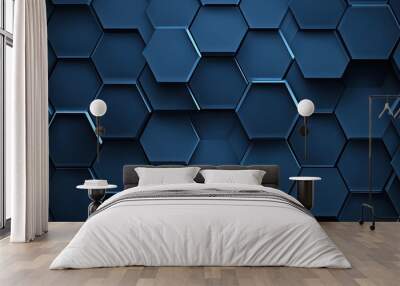 hexagon shape background	 Wall mural