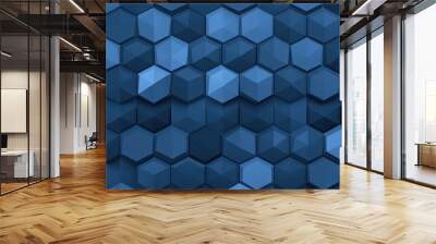 hexagon shape background	 Wall mural