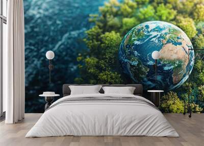 Sustainability concept Wall mural