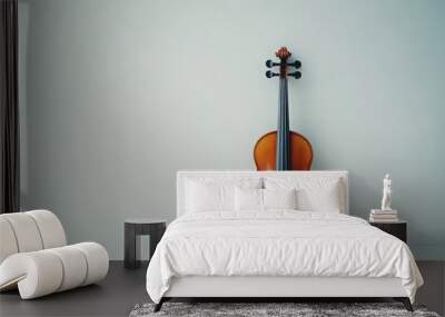 violin isolated on white Wall mural