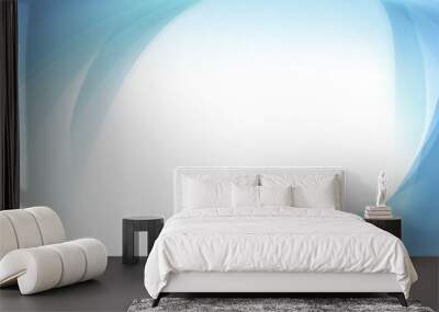 abstract blue and cyan background (soft and modern design) Wall mural