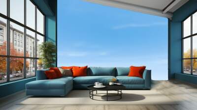 Light blue sky and cloud a space to place content. Wall mural