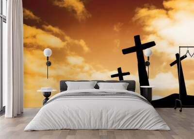 Crosses Wall mural