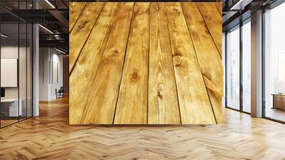 wooden boards Wall mural