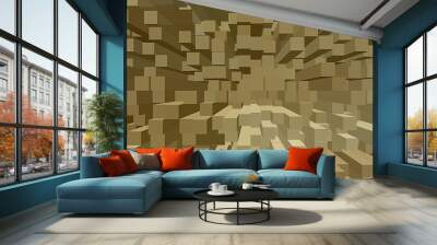 Abstract 3d architecture background Wall mural