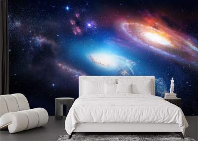 beautiful galaxy wallpaper background abstract graphic design Wall mural