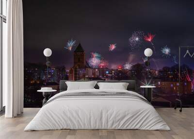 Fireworks 4 Wall mural