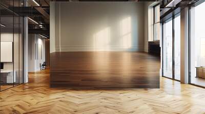 empty room with floor Wall mural