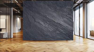 Dark gray slate background Wall mural